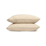 Sett med to putetrekk i beige
